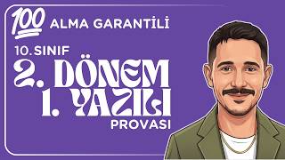 10. Sınıf 2. Dönem 1. Yazılı Provası | MEB Yazılı Soruları | 