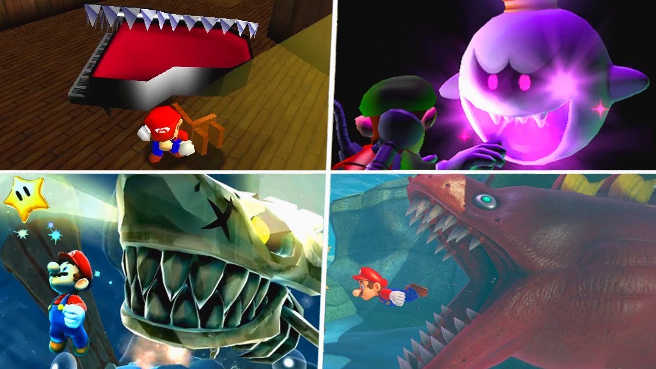 Evolution of Scariest Enemies in 3D Super Mario Games (1996 2019