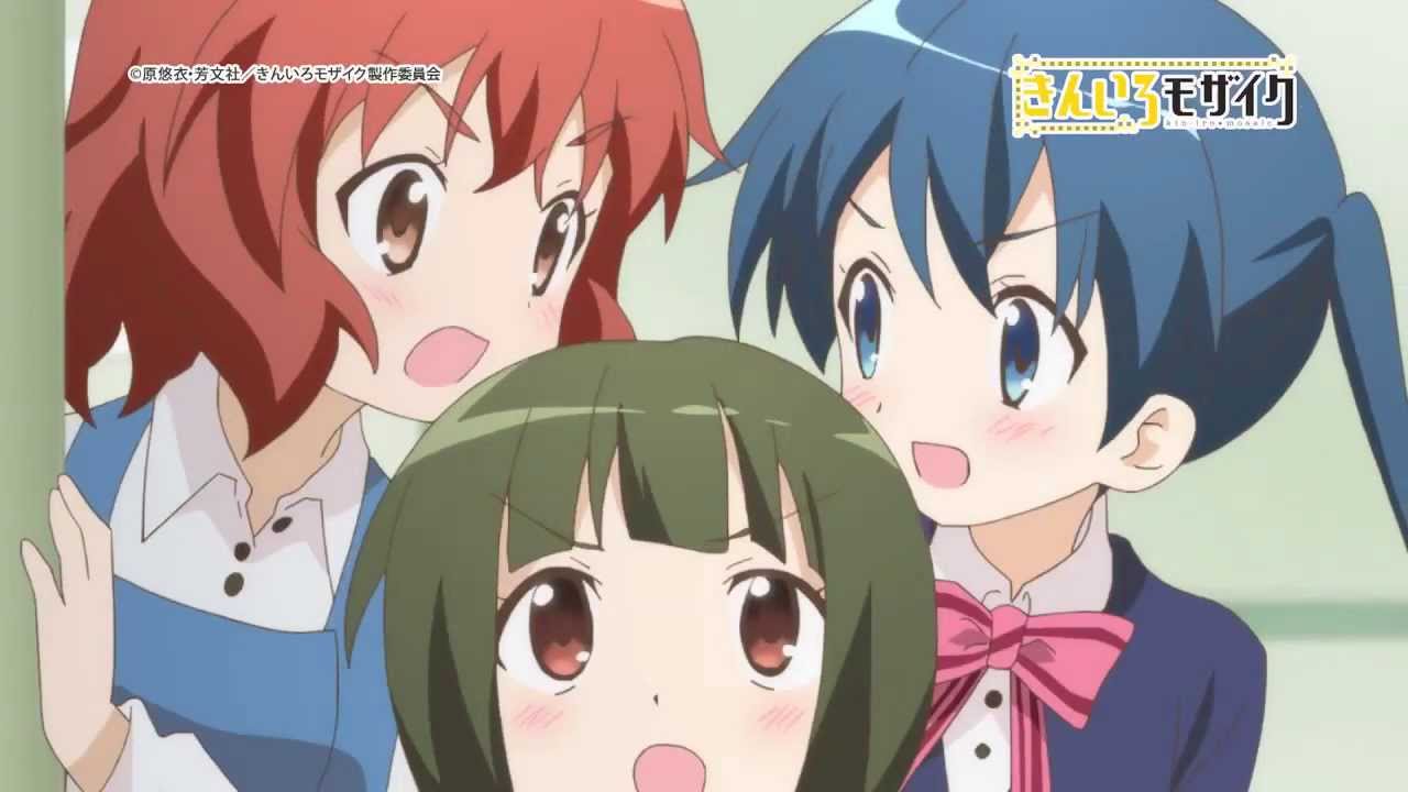 Cm Tvアニメ きんいろモザイク 番宣cm 放送中15秒ver Youtube