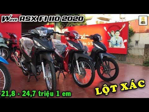 Video Cận cảnh các phiên bản của Honda Wave RSX FI 110 2020... - youtube