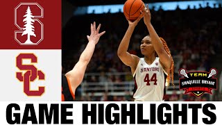 #4 Stanford vs #15 USC Highlights | NCAA Women's Basketball | 2024 College Basketball