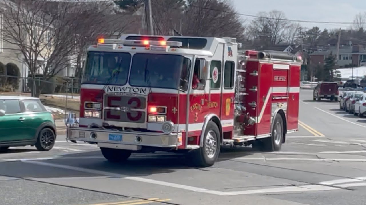 Newton Fire Department Engine 3 responding YouTube