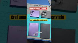 Criei uma capinha Frankenstein pro iPhone falso #iphone   #tecnologia #entretenimento #capinhas