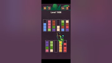 Complete Block King Sort Puzzle Level 1505 to Level 1510