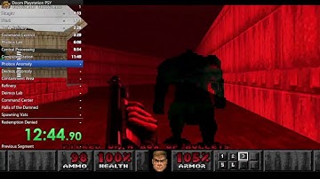PSY Doom PlayStation 1 Gioco Completo Full Game UV Speedrun in 01:24:35:00 NO MORTI. NO DEATHS