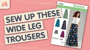 Hoe maak je Simplicity 1069 | Broek met wijde pijpen naai-along