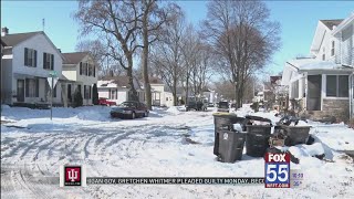 Fort Wayne trash collection resumes after winter storm, residents still waiting for pick-ups