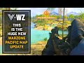 This is the WARZONE PACIFIC Update... (New Map Caldera, Big Changes &amp; More)