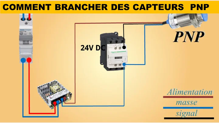 COMMENT BRANCHER UN CAPTEUR PNP