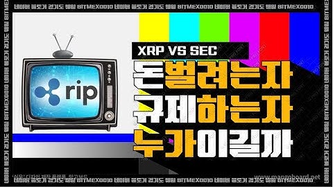 리플로 돈을 버는자 VS 규제 하려는 자