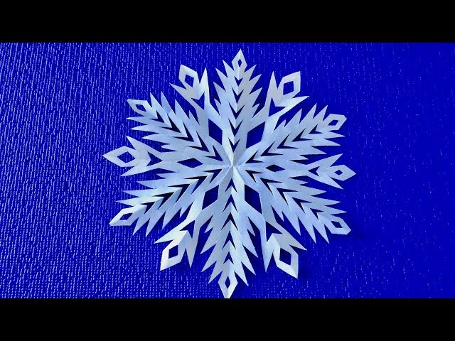 Snow Flower Paper Snowflake Cutouts - The Crafty Smiths