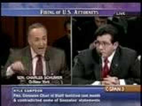 Senator Schumer Grill Gonzales Part 2