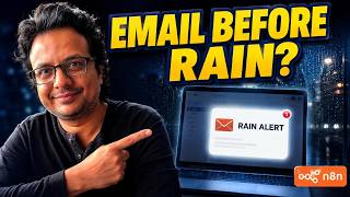 I Built an N8N Workflow That Emails You Before It Rains (Step by Step)