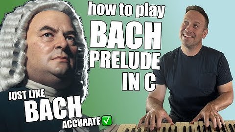 How To Play Bach Prelude In C On The Piano Shawn Cheek Lesson Tutorial