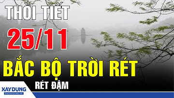 Thời tiết 25/11: Bắc Bộ trời rét, có nơi rét đậm, Trung Bộ mưa giông kéo dài | BXD