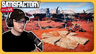 Laying the Groundwork for a BIG Aluminum Factory! - Lets Play 🔴 Satisfactory LIVE