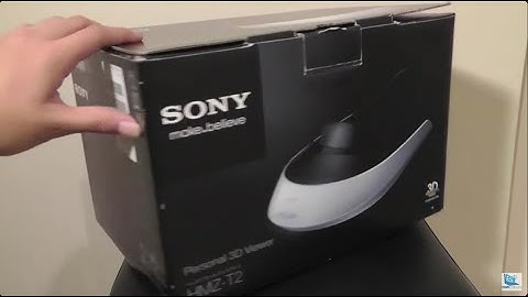 Sony HMZ-T2 3D HMD Virtual Reality Unboxing + Impressions: