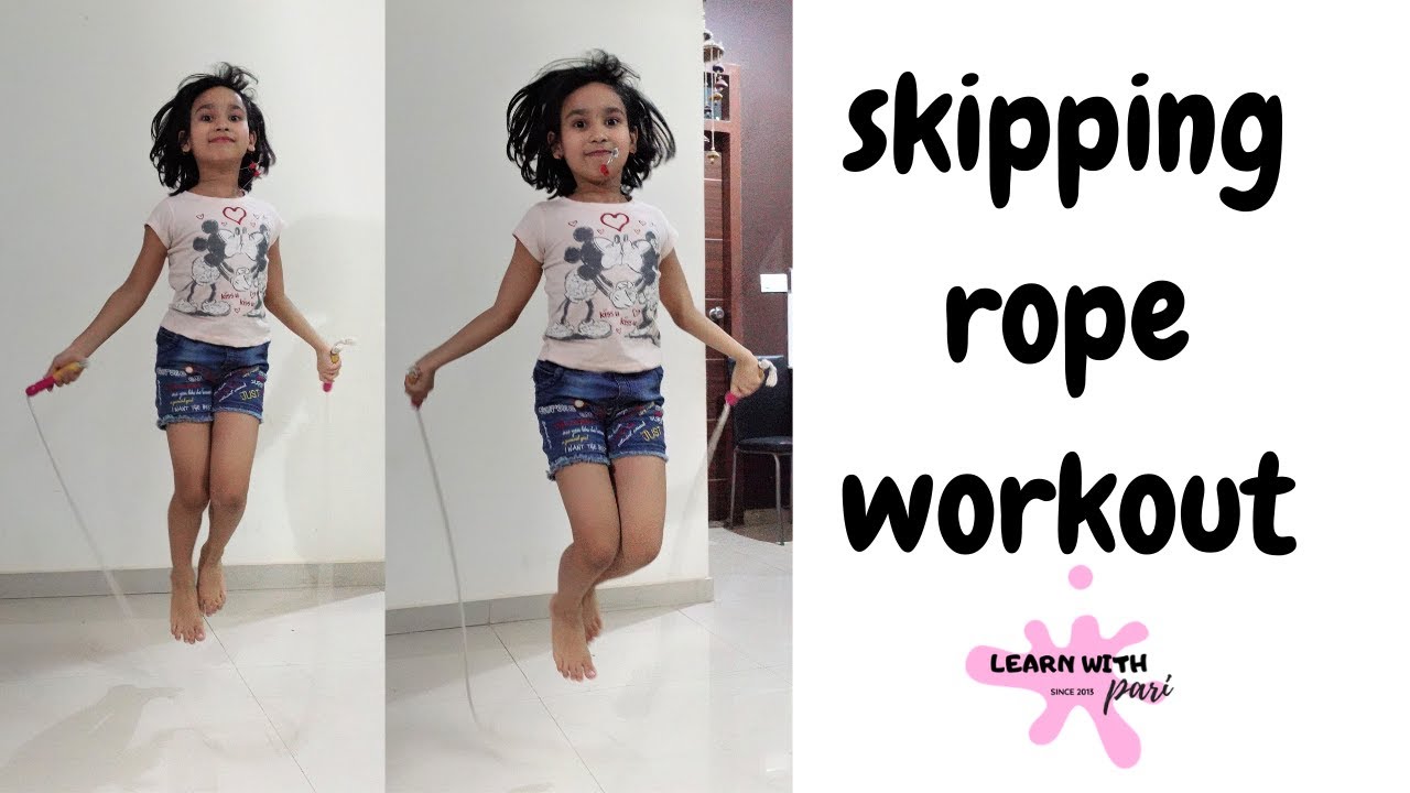 How to Jump Rope Easy Steps | Skipping rope workout | LearnWithPari - YouTube