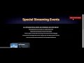 Tcff   tutorial   special streaming events