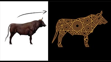 Create a professional bull logo with Amazing Tricks - Learn Coreldraw with Ahsan Sabri