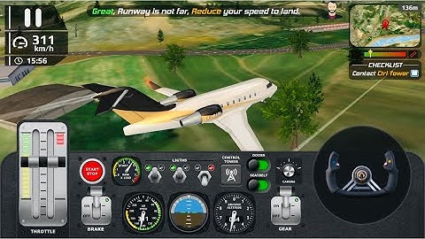 Escort The President (AFPS) Airplane Flight Pilot Simulator - Android Gameplay #1