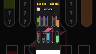 2023 Water Sort Level 38 Walkthrough Solution Android/iOS