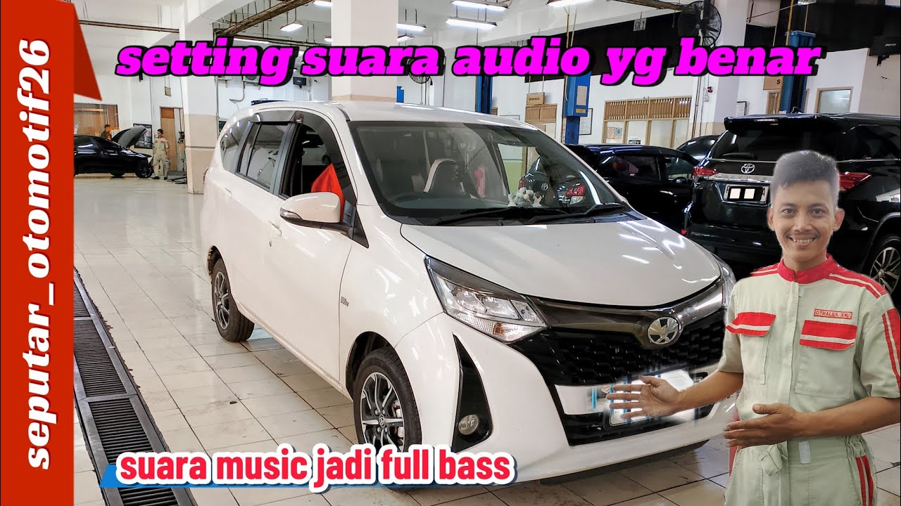 TOYOTA NEW CALYA 2024 TYPE G M/T 1.2 | CARA SETING SUARA AUDIO BIAR FULL BASS