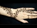 How to  simple henna designs for beginners  henna rose mehndi design  henna rose tattoo