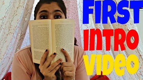Introduction Video On YouTube | My First Intro Video