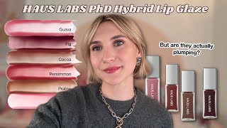 HAUS Labs PhD Lip Glaze | Lip Swatches, Review, Wear Test