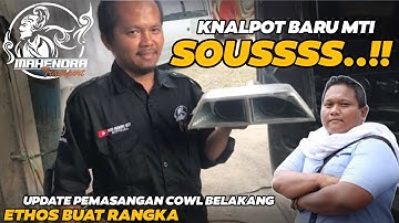 Thumbnail of UPDATE MTI TERBARU PASANG KNALPOT SUOSS‼️CREW ETHOS TAMBAH RANGKA BESI DEMI LINDUNGI MESIN MTI😱😱