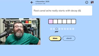 Minute Cryptic Nov 4th, 2025 #wordgames #crypticcrossword #crossword
