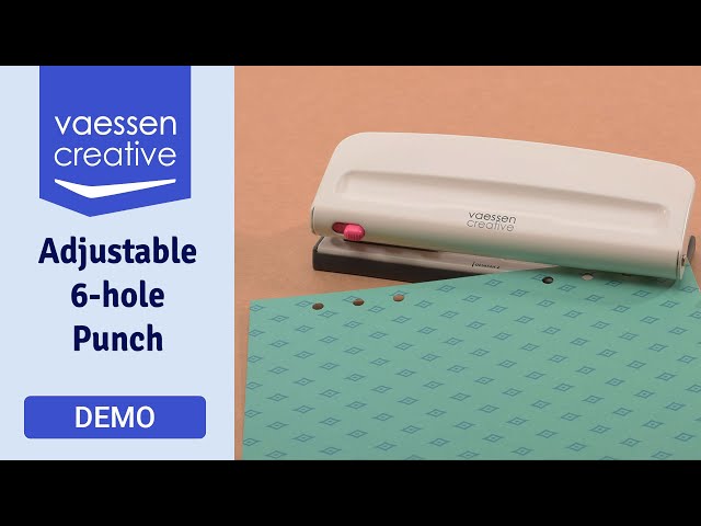 A6 HOLE PUNCH UNBOXING, OFFICE MATE PLANNER A5 HOLE PUNCH, DIY CASH  ENVELOPES