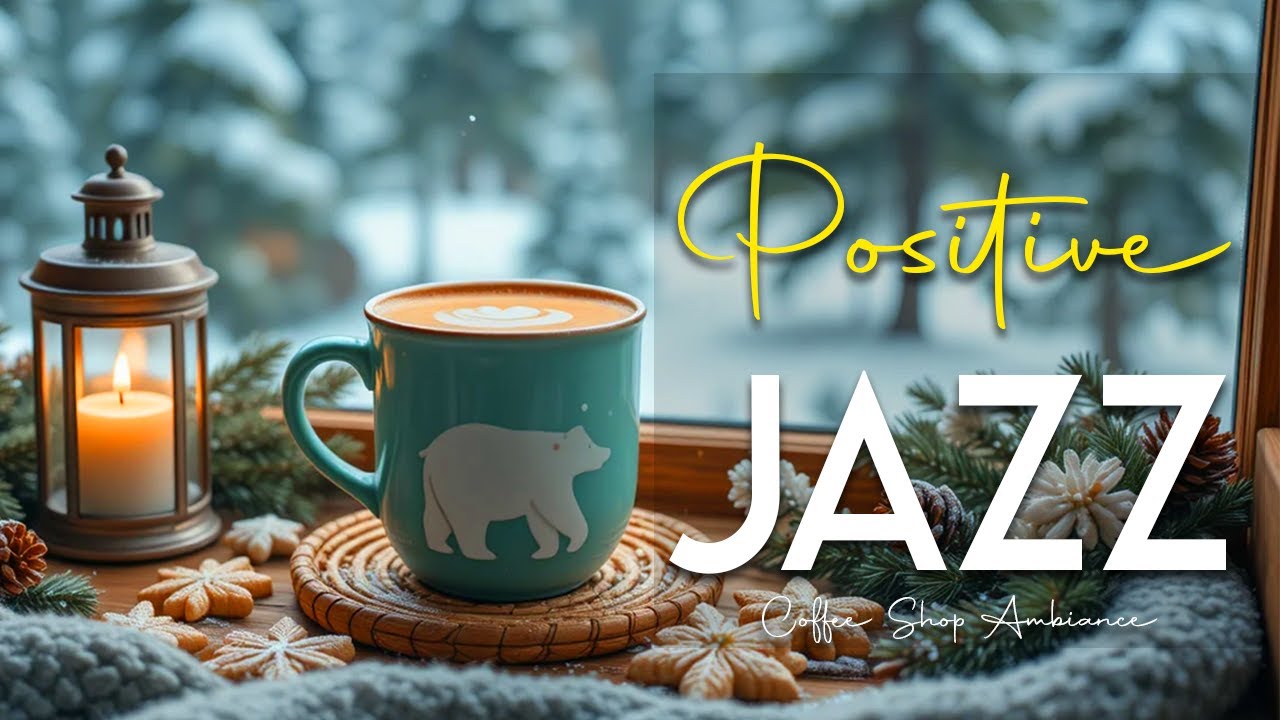 Positive Jazz Music 🌿 Gentle Bossa Nova Coffee Ambience for Peaceful Focus and Happy Mood