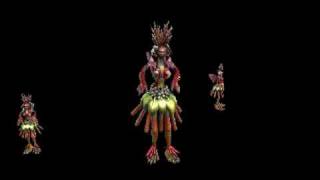 Spore Dance Contest - Hula gal dances to Ray Charles