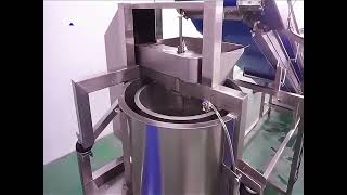 Fully automatic fruits and vegetables centrifugal dehydrator | centrifugal spin dryer #spindryer 