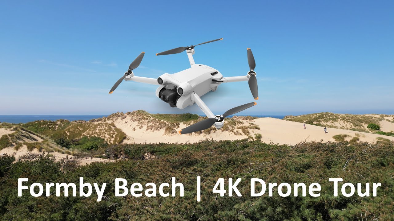 Springtime at Formby Beach 2023 | 4K Drone Footage