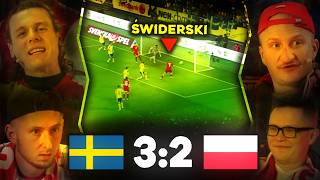 Footroll, Lachu, Paris Platynov, Ćwiąkała Reakcja Z Widokiem Meczu Szwecja 32 Polska