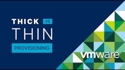 Class 6  VMware disk provisioning types
