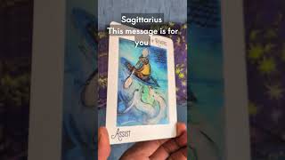 Sagittarius, Help Is on the Way #cardoftheweek #tarotwisdom #sagittarius