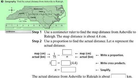 Maps and Scale Drawings