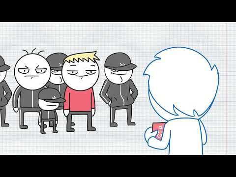 Видео: Как я пытался подружиться со школьным хулиганом (Анимация)