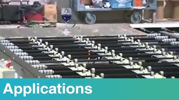 Glass Panel Conveyor - Deceleration