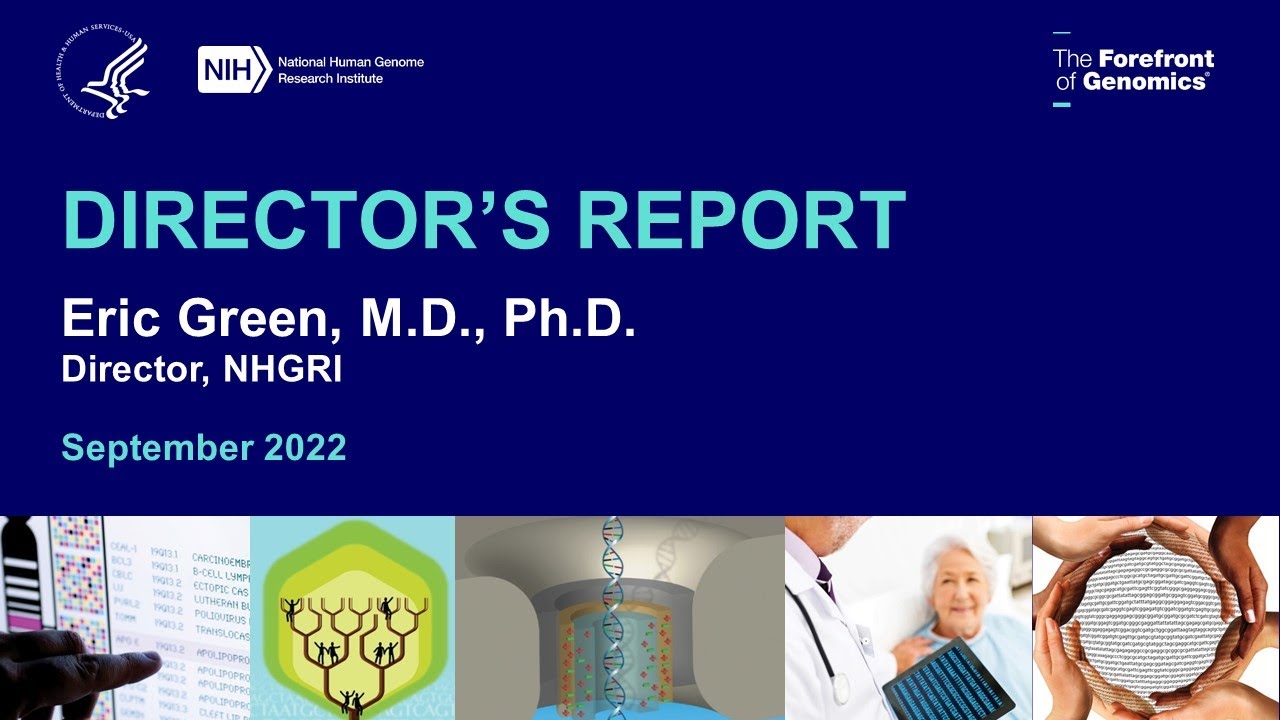 NACHGR Director's Report (September 2022) - Eric Green