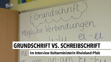 Was ist der Unterschied zwischen Grundschrift und Druckschrift?