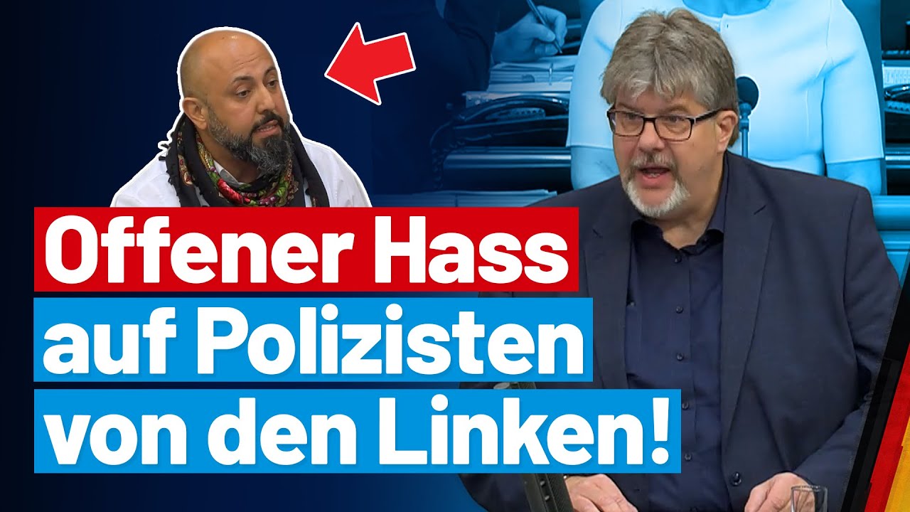 Markus Matzerath kritisiert den Umgang mit der Polizei! - AfD-Fraktion im Bundestag