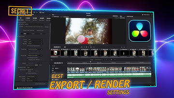 Best Export & Render Settings for Davinci Resolve Tutorial You NEED to Know