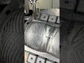 High precision CNC machined injection mold cavity with complex surface texture