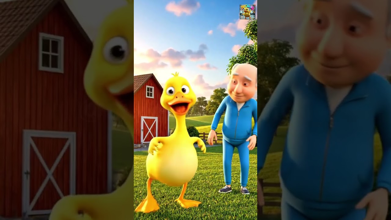 ducks do morning exercises with farmers 