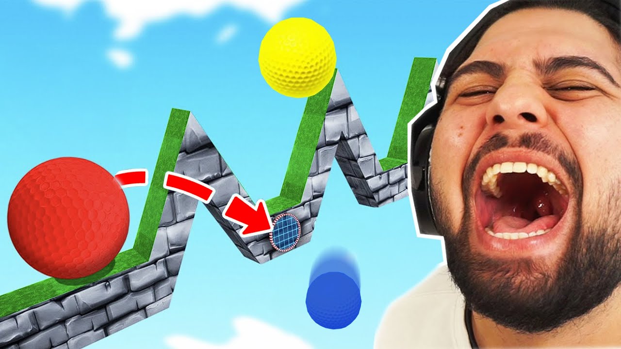 WIR spielen die DÜMMSTE MAP in GOLF IT (LACHFLASH)